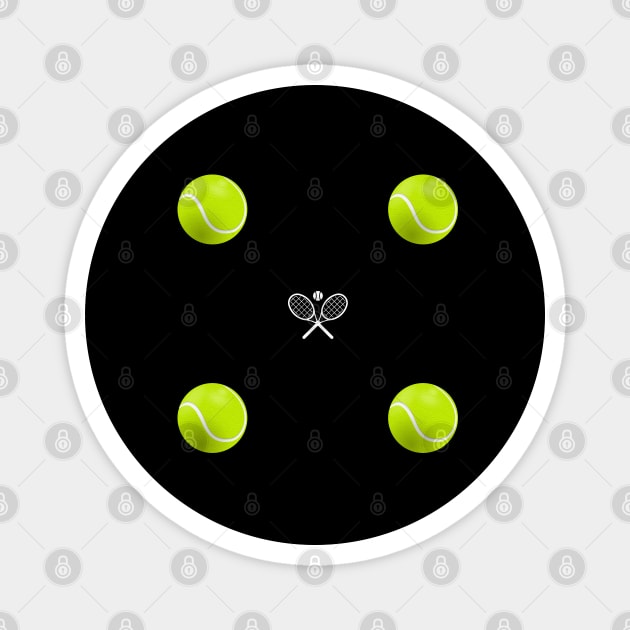 Tennis Lover Magnet by BlackMeme94